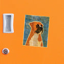 Boxer Red Dog Vinyl Sticker