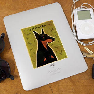 Doberman Guard Dog Vinyl Sticker