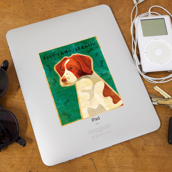 Brittany Spaniel Dog Vinyl Sticker