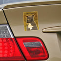 Pit Bull Grey Dog Vinyl Sticker