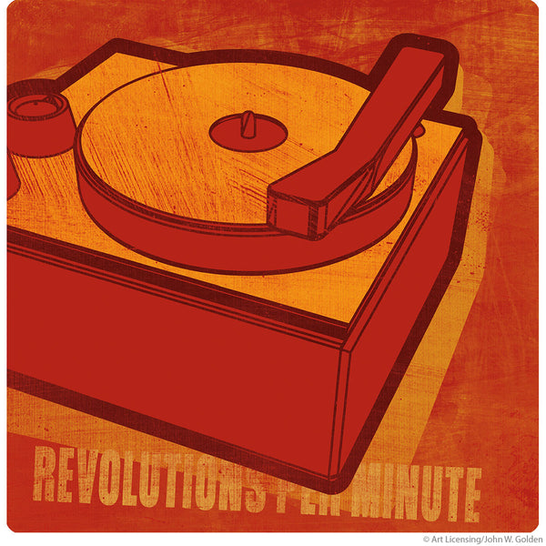 Revolutions Per Minute Music Wall Decal