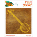 Banjo Musical Instrument Vinyl Sticker