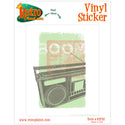 Boom Box Radio Music Player Vinyl Sticker