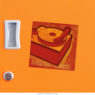 Turntable Revolutions Per Minute Music Vinyl Sticker