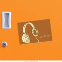 Lunastrella Headphones Music Vinyl Sticker