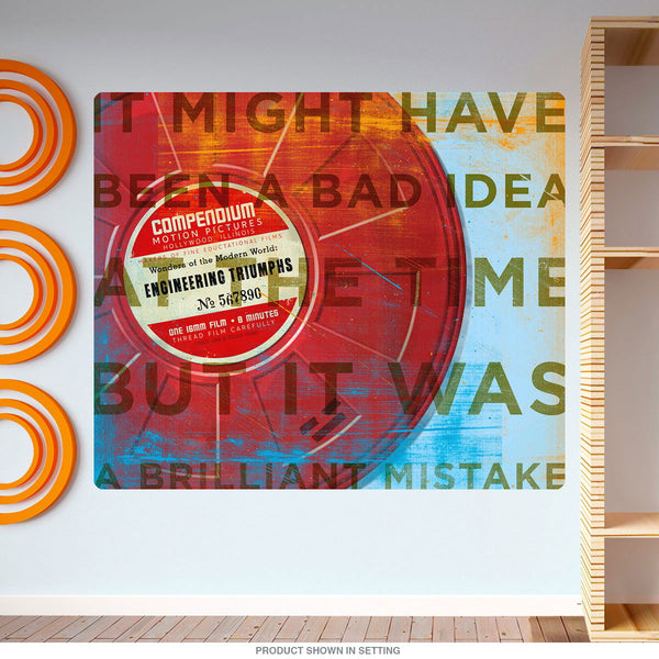 Brilliant Mistake Movie Quote Wall Decal