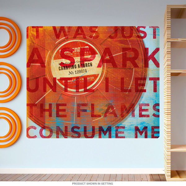 Carrying A Torch Movie Quote Wall Decal