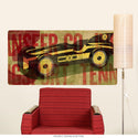 Car No. 3 Racing Collage Wall Decal