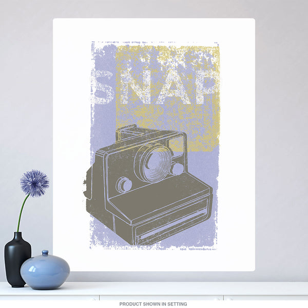 Snap Polaroid Camera Collage Wall Decal