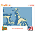 Motoretta Motor Scooter Vinyl Sticker