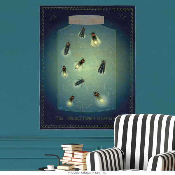 Lightning Bugs In A Bottle Wall Decal