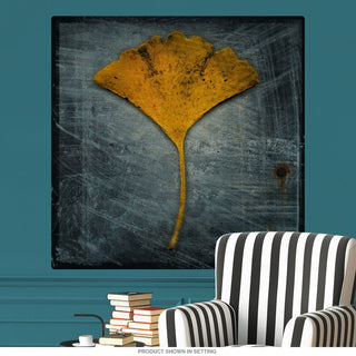 Gingko Tree Leaf Blue Wall Decal