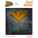 Gingko Tree Leaf Blue Vinyl Sticker
