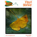 Gingko Tree Leaf Green Vinyl Sticker
