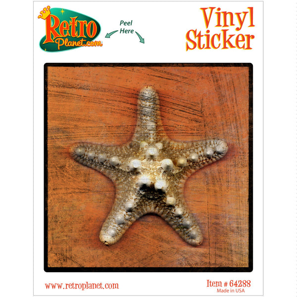 Armored Starfish Tropical Vinyl Sticker
