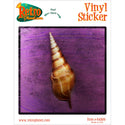 Tibia Shell Tropical Beach Vinyl Sticker
