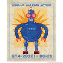 Robot Boris Wind Up Toy Lunastrella Wall Decal