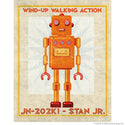 Robot Stan Jr Wind Up Toy Lunastrella Wall Decal