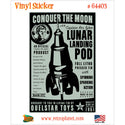Lunar Landing Pod Toy Lunastrella Vinyl Sticker