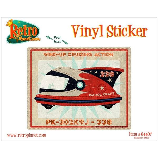 Patrol Craft 338 Toy Art Lunastrella Vinyl Sticker