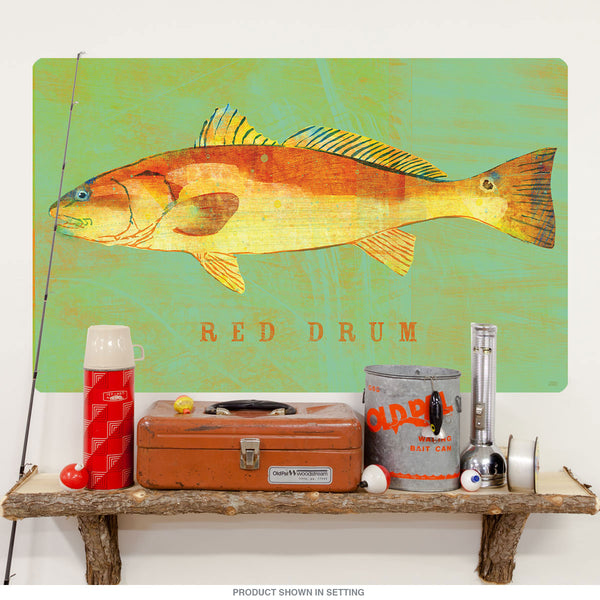 Red Drum Saltwater Fish Art Wall Decal