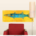 Great Barracuda Saltwater Fish Art Wall Decal