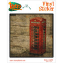 London Calling Phone Box Rovinato Vinyl Sticker