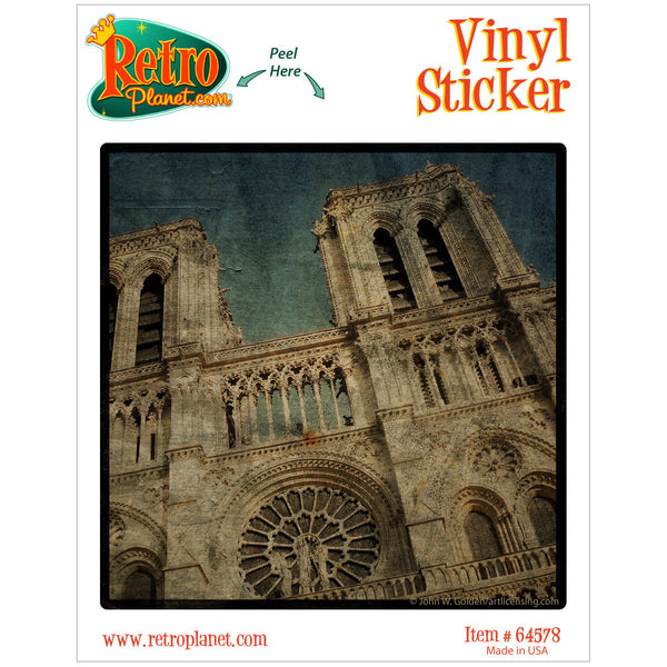 Notre Dame Cathedral Paris Rovinato Vinyl Sticker