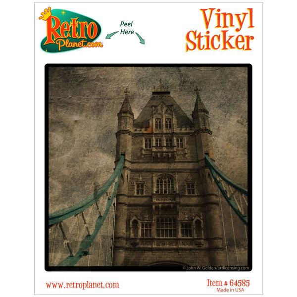 Tower Bridge Above London Rovinato Vinyl Sticker