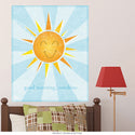 Good Morning Sunshine Happy Face Wall Decal