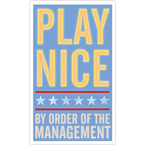 Play Nice Order of Management Wall Decal