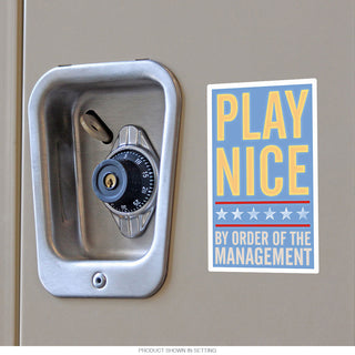 Play Nice Order of Management Sticker