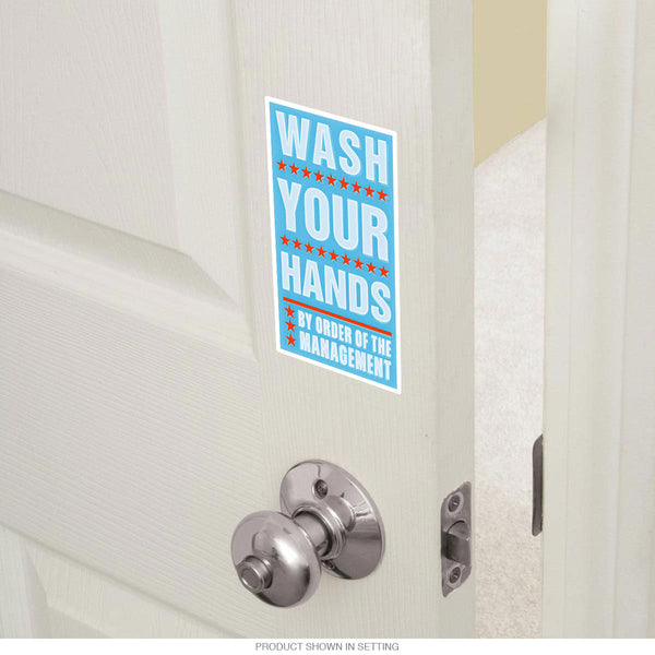 Wash Your Hands Management Vinyl Sticker