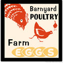 Barnyard Poultry Farm Eggs Hens Wall Decal