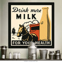 Drink More Milk For Health Farm Wall Decal
