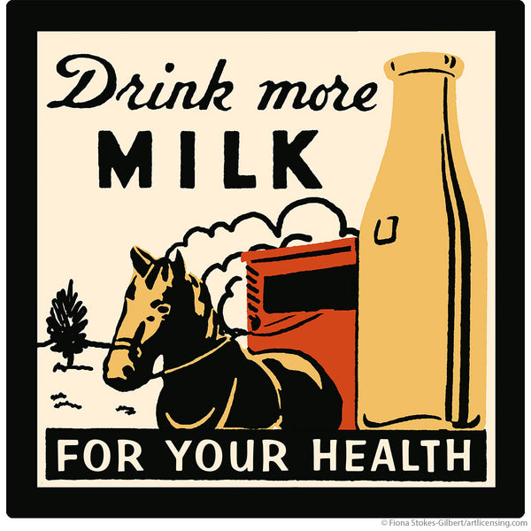 Drink More Milk For Health Farm Wall Decal
