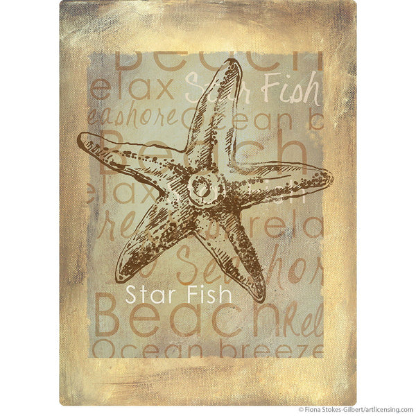 Starfish Beach Shore Life Wall Decal