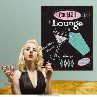 Cocktail Lounge Populuxe Wall Decal