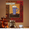 Macchiato Cafe Collage Art Wall Decal