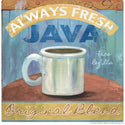 Java Fresh Cafe Collage Art Wall Decal
