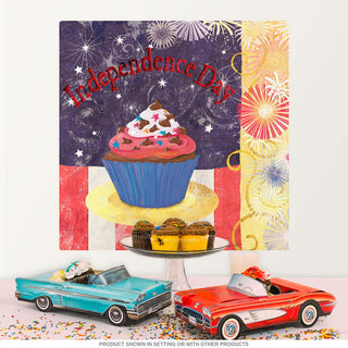 Cupcake Independence Day Wall Decal