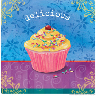 Delicious Cupcake Artwork Wall Decal