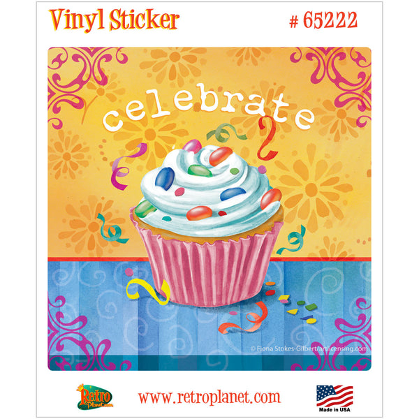 Cupcake, Vinyl Sticker