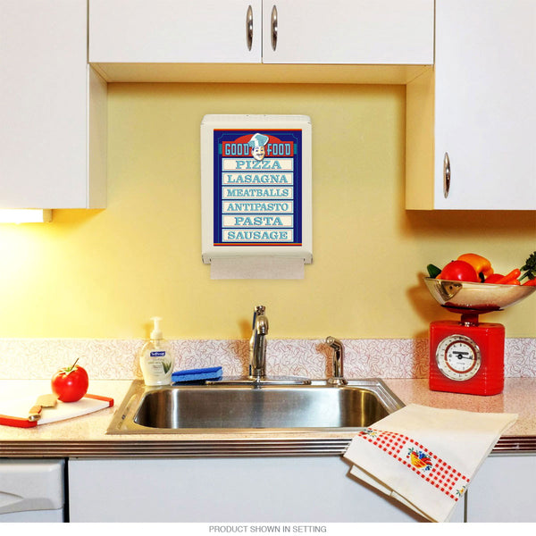 Good Food Chef Menu Board Paper Towel Dispenser