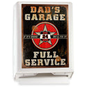 Dads Garage Rusted Paper Towel Dispenser