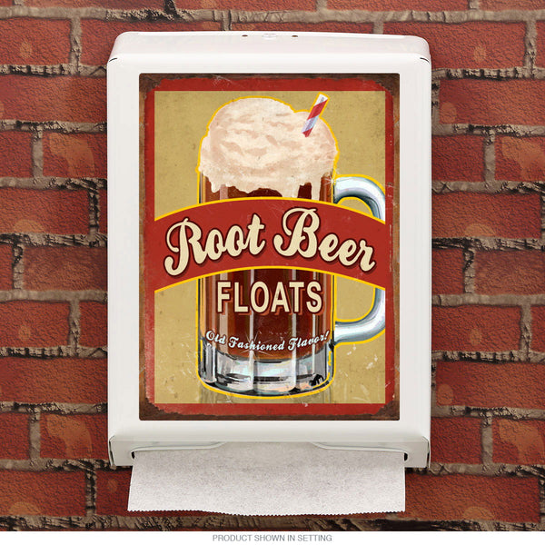 Root Beer Floats Paper Towel Dispenser