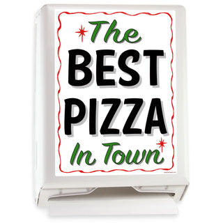 Best Pizza Wavy Border Paper Towel Dispenser