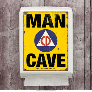Civil Defense Man Cave Paper Towel Dispenser