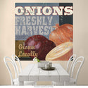 Onions Farm Fresh Artwork Wall Decal