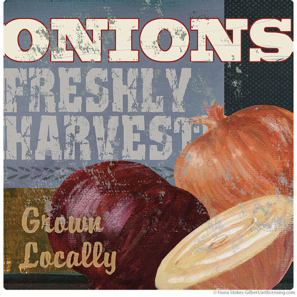 Onions Farm Fresh Artwork Wall Decal